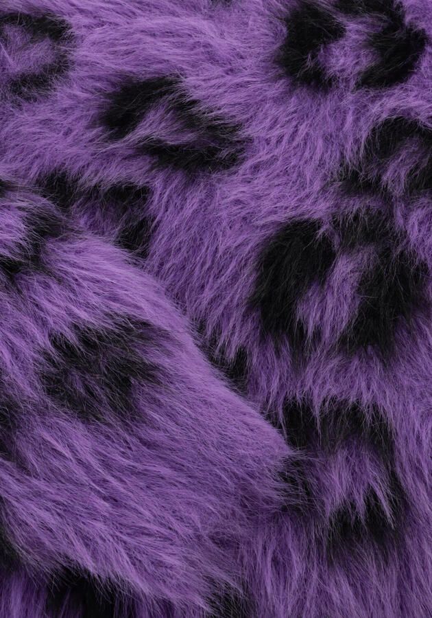 CALL ME FRANKIE Meisjes Truien & Vesten Leopard Fluffy Sweater Paars