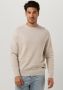 Calvin Klein Elegante en comfortabele witte slub-textuur trui met lange mouwen voor heren Beige Heren - Thumbnail 1