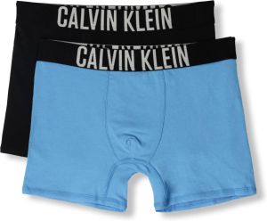 CALVIN KLEIN JEANS boxershort set van 2 lichtblauw zwart