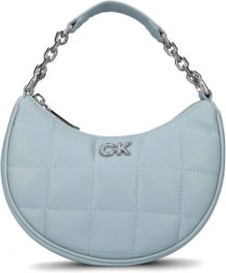 Calvin Klein Blauwe Handtas Re-lock Quilt Cres Mini Bag