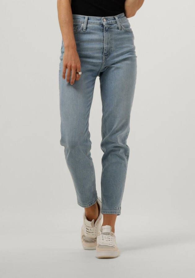 Calvin Klein Jeans Mom fit jeans met labelpatch