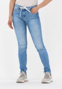 Calvin Klein Blauwe Skinny Jeans Mid Rise Skinny