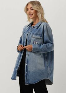 Calvin Klein Jeansblouse UTILITY SHIRT JACKET met borstzakken