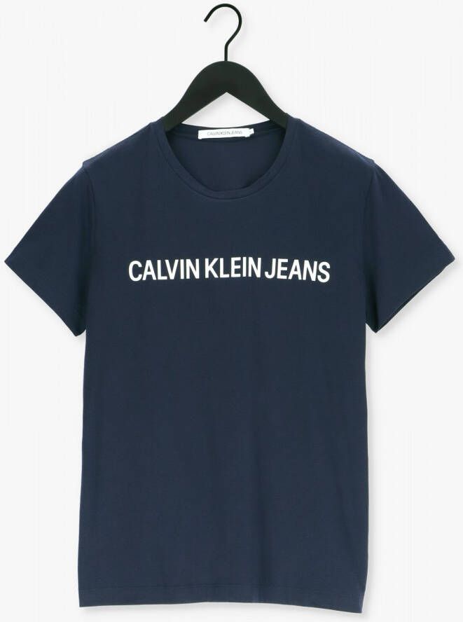CALVIN KLEIN Heren Polo's & T-shirts Institutional L Blauw