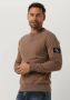 Calvin Klein Sweatshirt MONOGRAM SLEEVE BADGE CN met hoogwaardige merkbadge op de mouw - Thumbnail 1