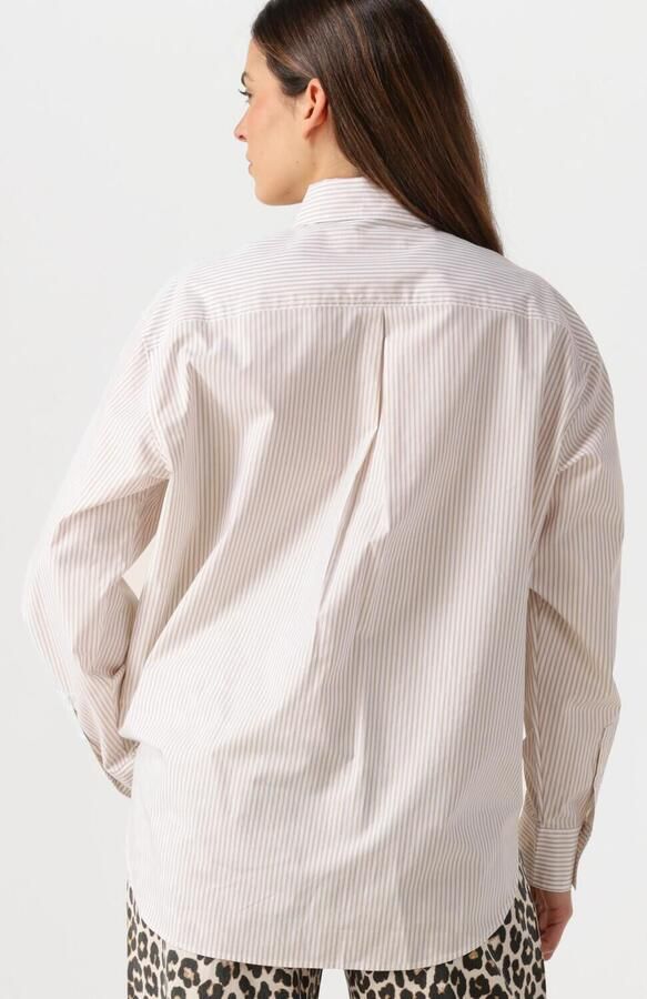 CALVIN KLEIN Dames Blouses Woven Label Relaxed Shirt Ecru - Foto 3