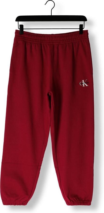 CALVIN KLEIN Dames Broeken Monologo French Terry Jogger Bordeaux - Foto 3