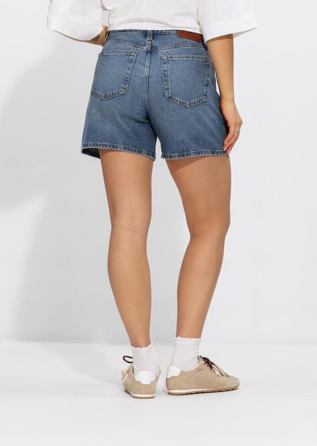 Calvin Klein Jeans High waist korte jeans met labeldetail - Foto 3