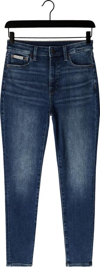 CALVIN KLEIN JEANS high waist skinny jeans medium blue denim - Foto 4