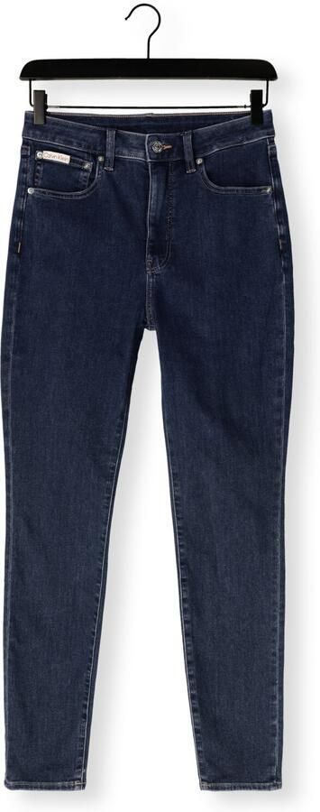 CALVIN KLEIN Dames Jeans High Rise Skinny Donkerblauw - Foto 4