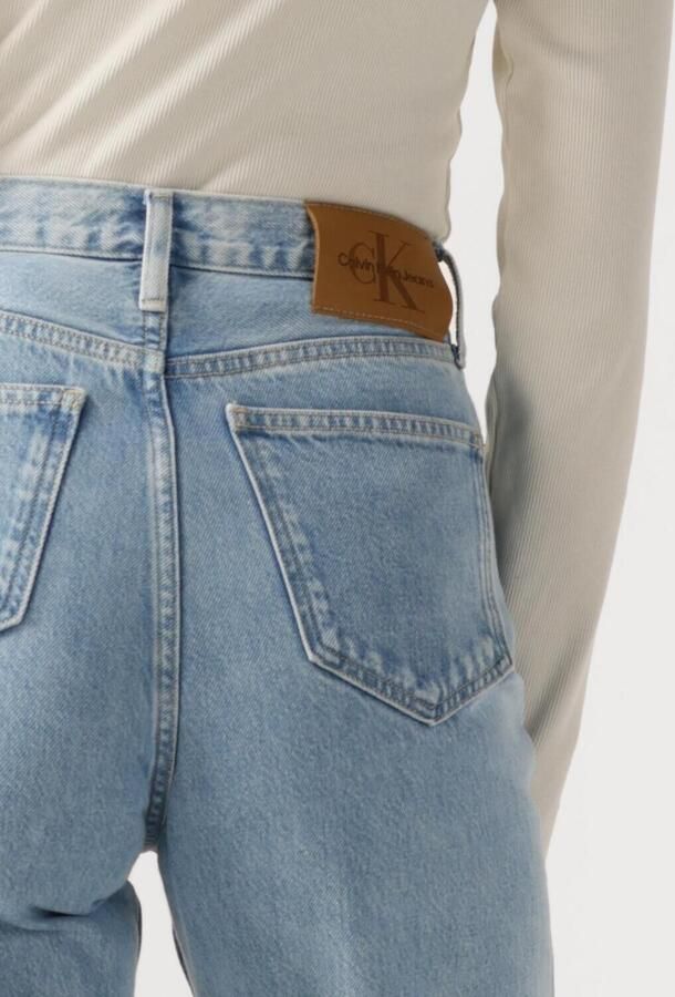 CALVIN KLEIN Dames Jeans High Rise Straight Lichtblauw