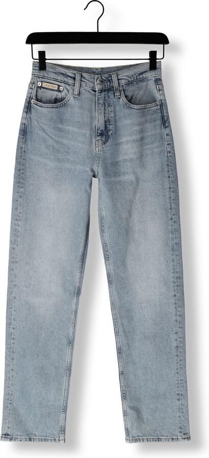 CALVIN KLEIN JEANS high waist straight leg jeans medium blue denim - Foto 2