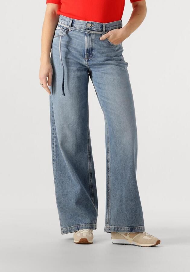 CALVIN KLEIN Dames Jeans Low Rise Baggy Lichtblauw