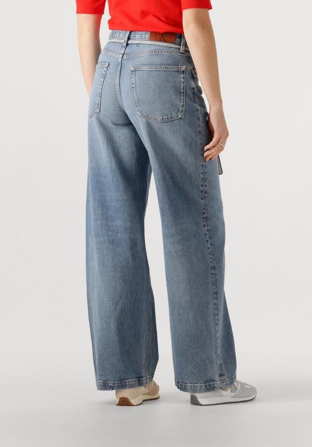 CALVIN KLEIN Dames Jeans Low Rise Baggy Lichtblauw - Foto 2