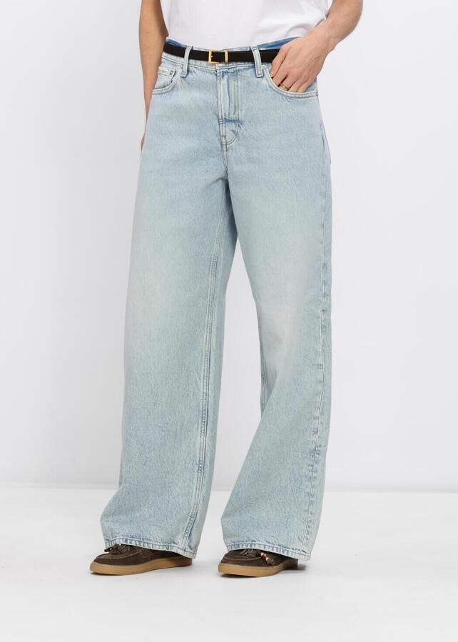 CALVIN KLEIN Dames Jeans Low Rise Baggy Lichtblauw