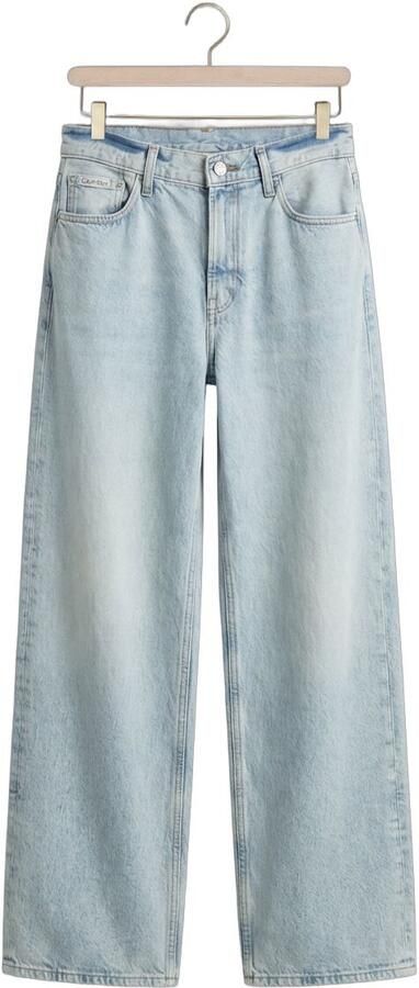 CALVIN KLEIN Dames Jeans Low Rise Baggy Lichtblauw - Foto 4