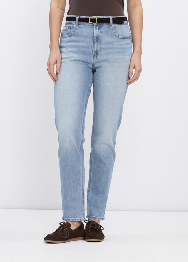 CALVIN KLEIN Dames Jeans New Mom Jean Lichtblauw