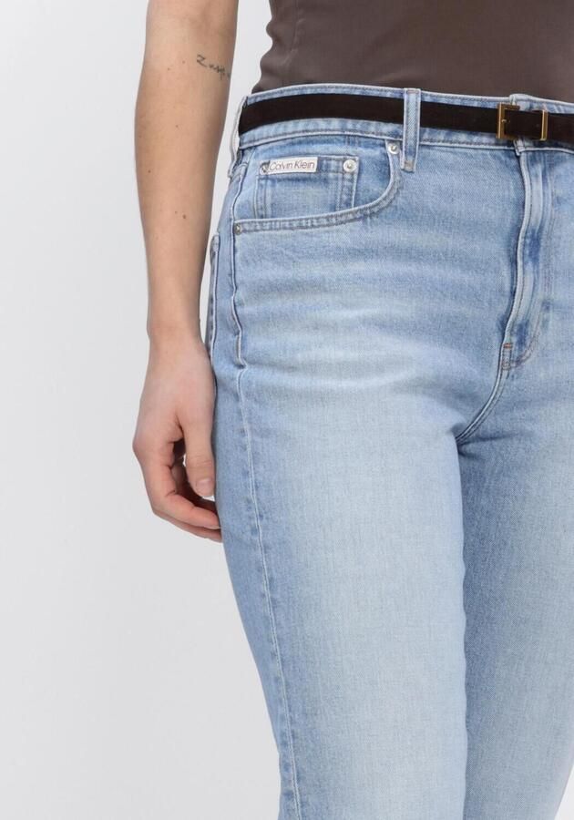 CALVIN KLEIN Dames Jeans New Mom Jean Lichtblauw - Foto 3