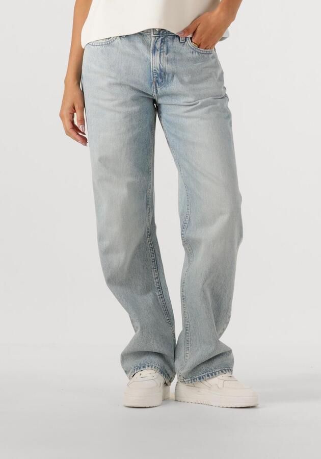 CALVIN KLEIN Dames Jeans Signature 90s Straight Lafayette Lichtblauw - Foto 4