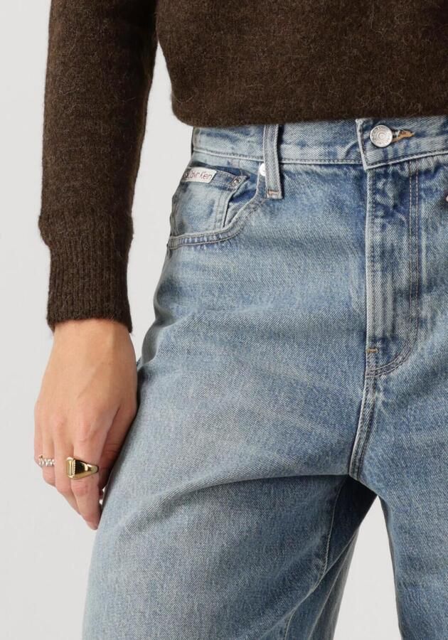 CALVIN KLEIN Dames Jeans The Wide Leg Blue Gulf Lichtblauw - Foto 2