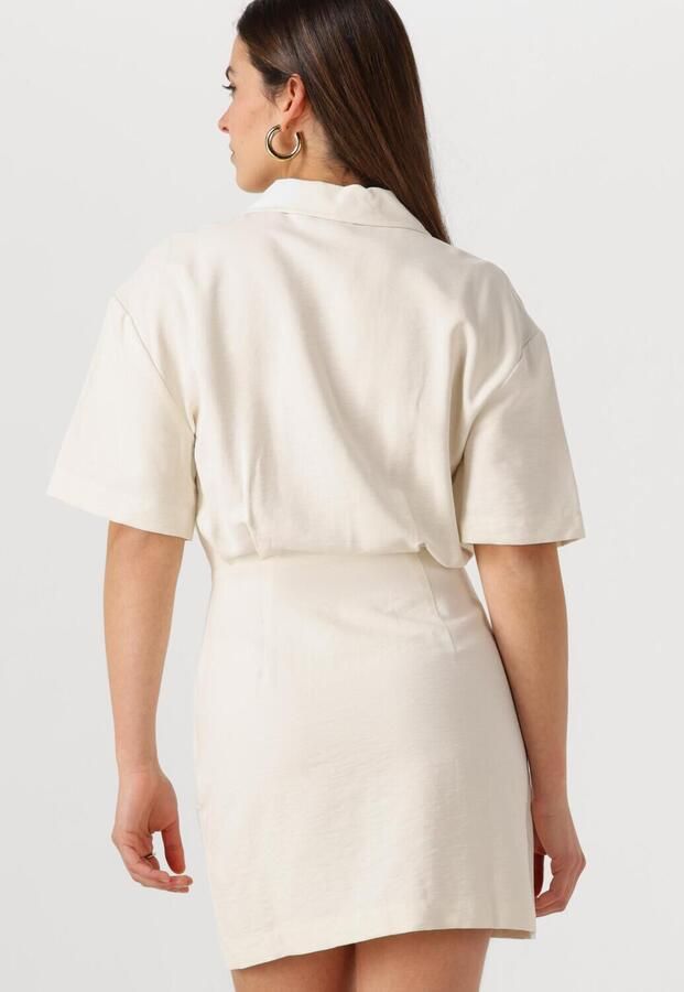 CALVIN KLEIN Dames Jurken Ecovero Utility Shirt Dress Ecru - Foto 2