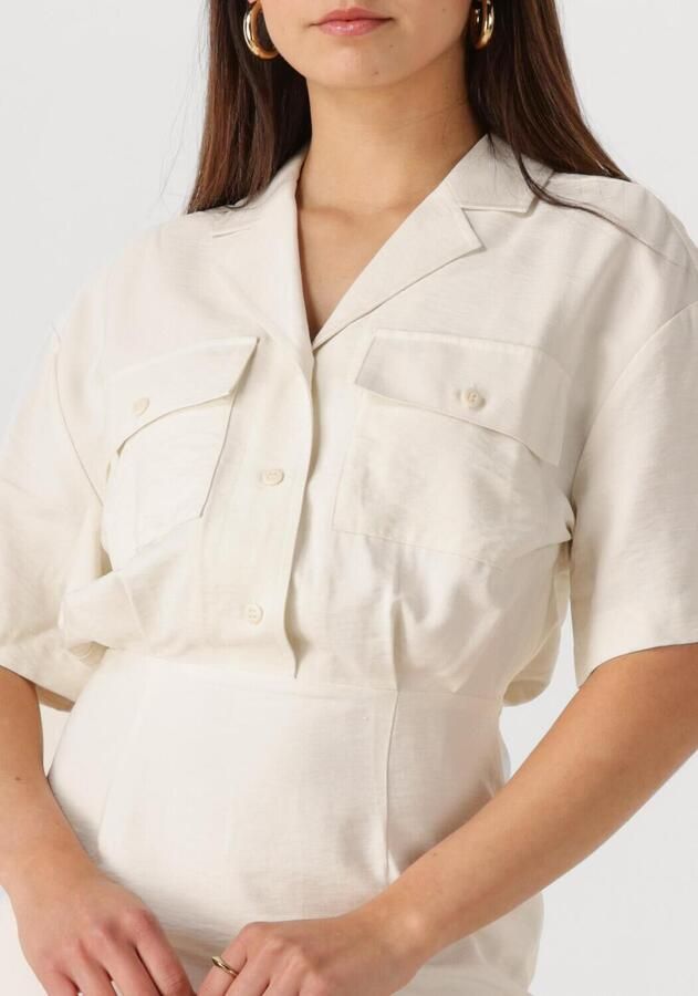 CALVIN KLEIN Dames Jurken Ecovero Utility Shirt Dress Ecru - Foto 1