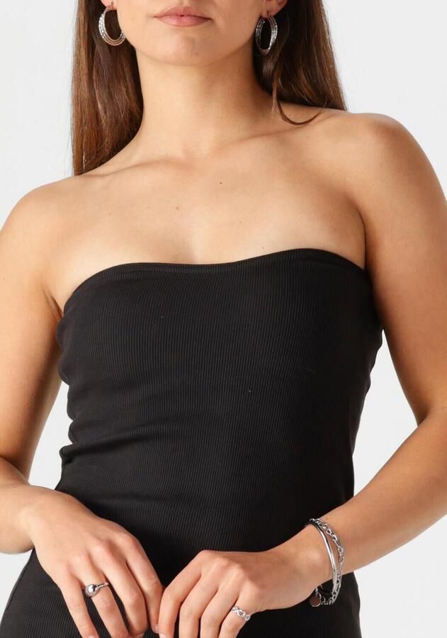 CALVIN KLEIN Dames Jurken Woven Label Rib Sleeveless Dress Zwart - Foto 2