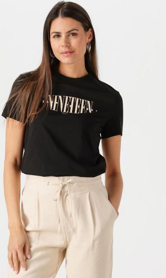 CALVIN KLEIN Dames Tops & T-shirts 19 Graphic Reg Tee Zwart - Foto 4