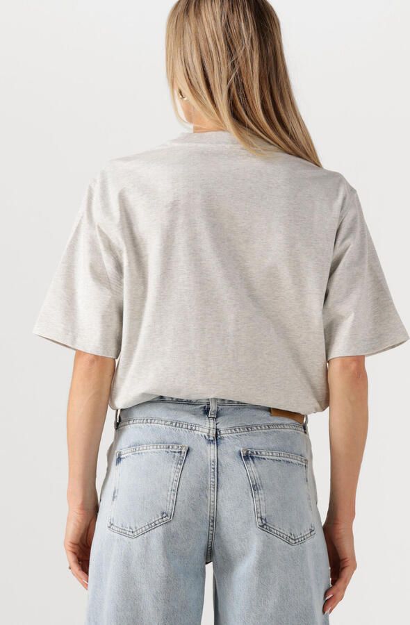 CALVIN KLEIN Dames Tops & T-shirts A-cooling Jersey Relaxed Tee Lichtgrijs - Foto 3