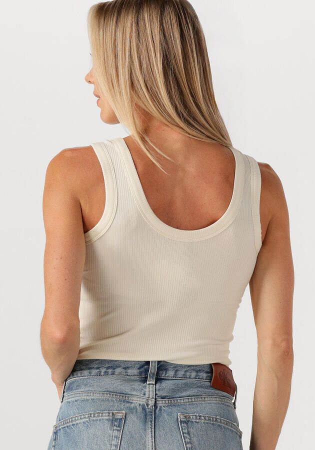 CALVIN KLEIN Dames Tops & T-shirts A-modal Rib Tank Ecru - Foto 1