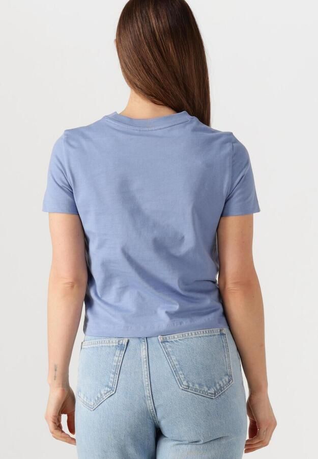 CALVIN KLEIN Dames Tops & T-shirts Placed Institutional Baby Tee Blauw - Foto 3