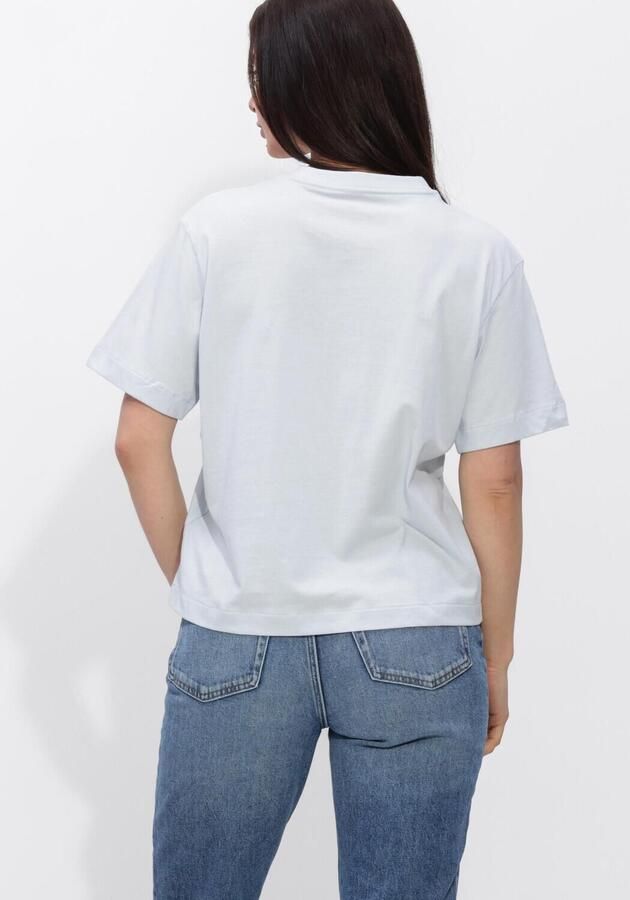CALVIN KLEIN Dames Tops & T-shirts Ss Boxy Graphic T-shirt Lichtblauw - Foto 3