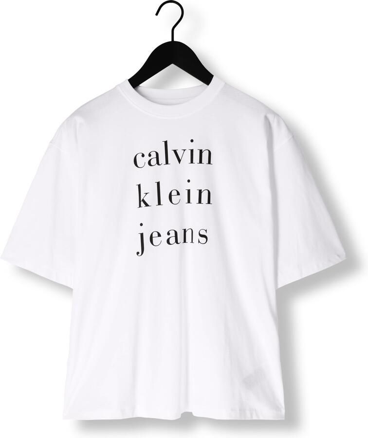 Calvin Klein Jeans T-shirt met labelprint model 'CKJ LOGO'