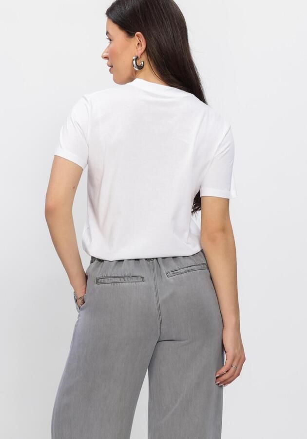 CALVIN KLEIN Dames Tops & T-shirts Ss Classic Ck Nyc Logo Tee Wit - Foto 3