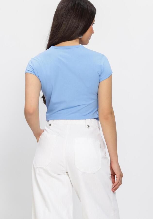 CALVIN KLEIN Dames Tops & T-shirts Ss Graphic Logo Baby Tee Lichtblauw - Foto 3