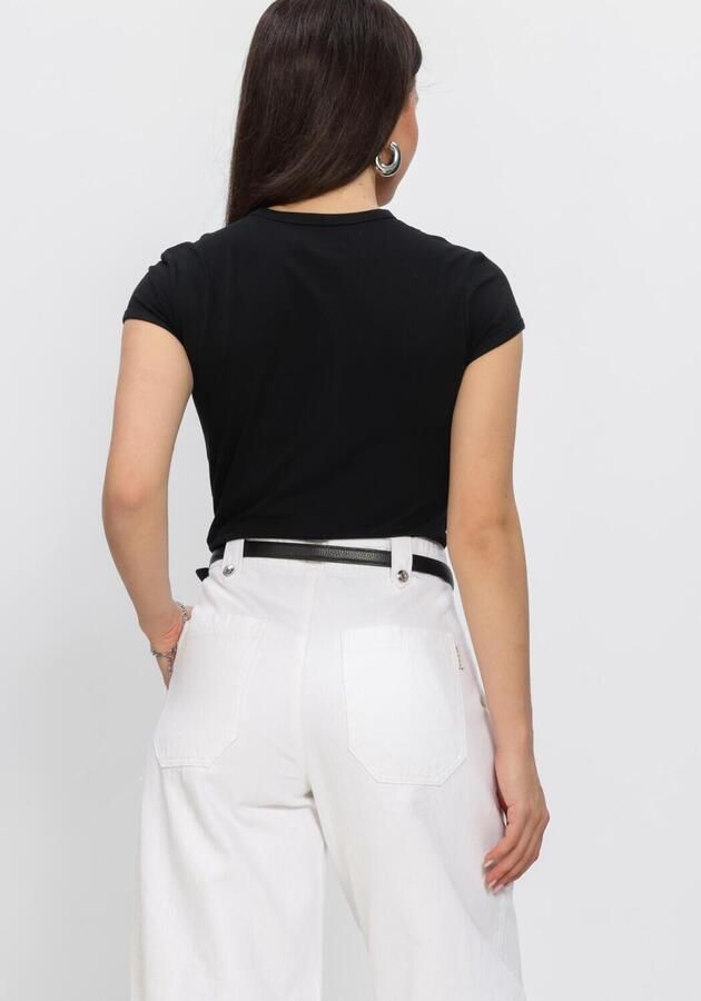 CALVIN KLEIN Dames Tops & T-shirts Ss Graphic Logo Baby Tee Zwart - Foto 3