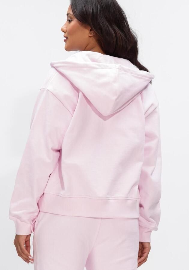 CALVIN KLEIN Dames Truien & Vesten Archive Logo French Terry Fz Hoo Lichtroze - Foto 3