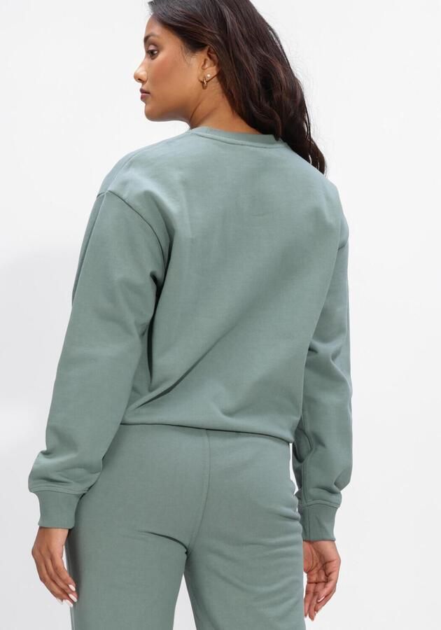 CALVIN KLEIN Dames Truien & Vesten Ls Archive Logo French Terry Rlx Mint - Foto 3