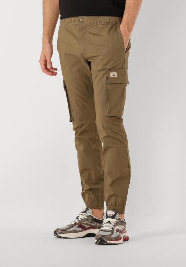 CALVIN KLEIN Heren Broeken Skinny Cargo Khaki - Foto 4