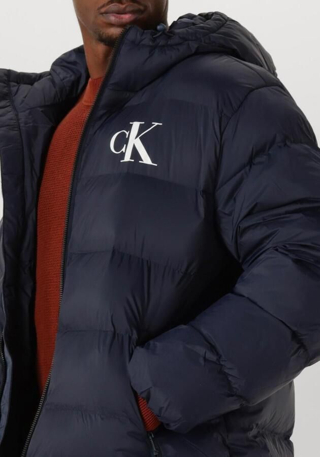 Calvin Klein Jeans Regular fit gewatteerd jack met logoprint model 'Monogram' - Foto 3