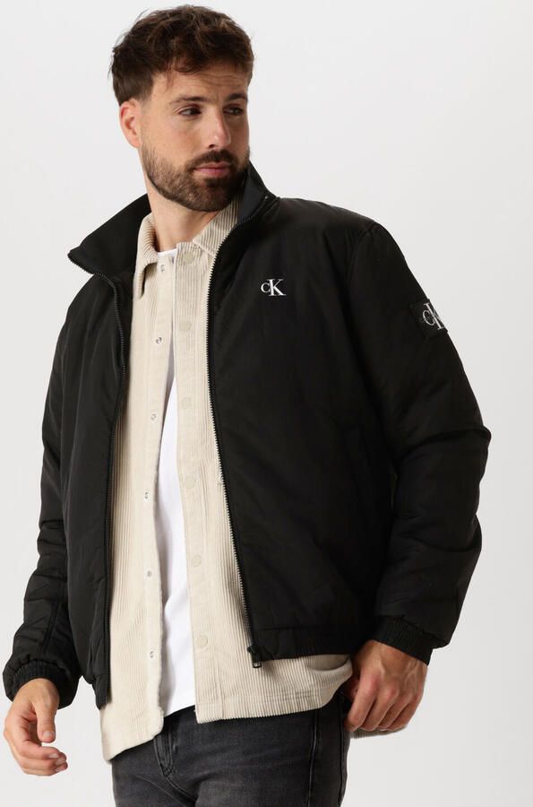 Calvin Klein Jeans Jack met labelprint model 'PADDED HARRINGTON' - Foto 4