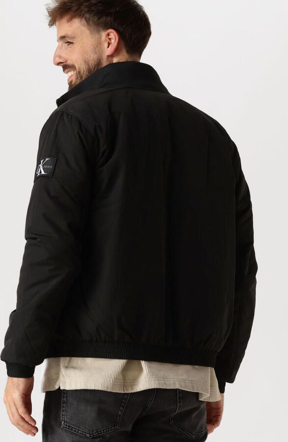 Calvin Klein Jeans Jack met labelprint model 'PADDED HARRINGTON' - Foto 3