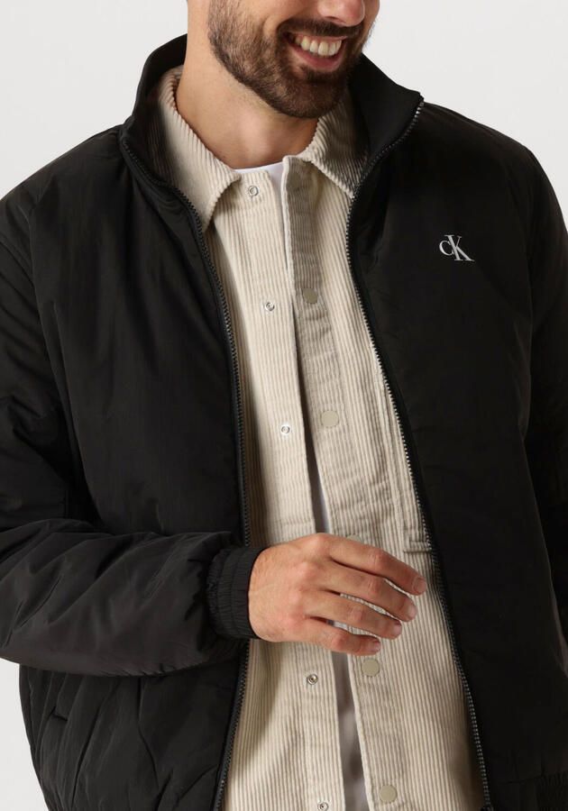 Calvin Klein Jeans Jack met labelprint model 'PADDED HARRINGTON' - Foto 2