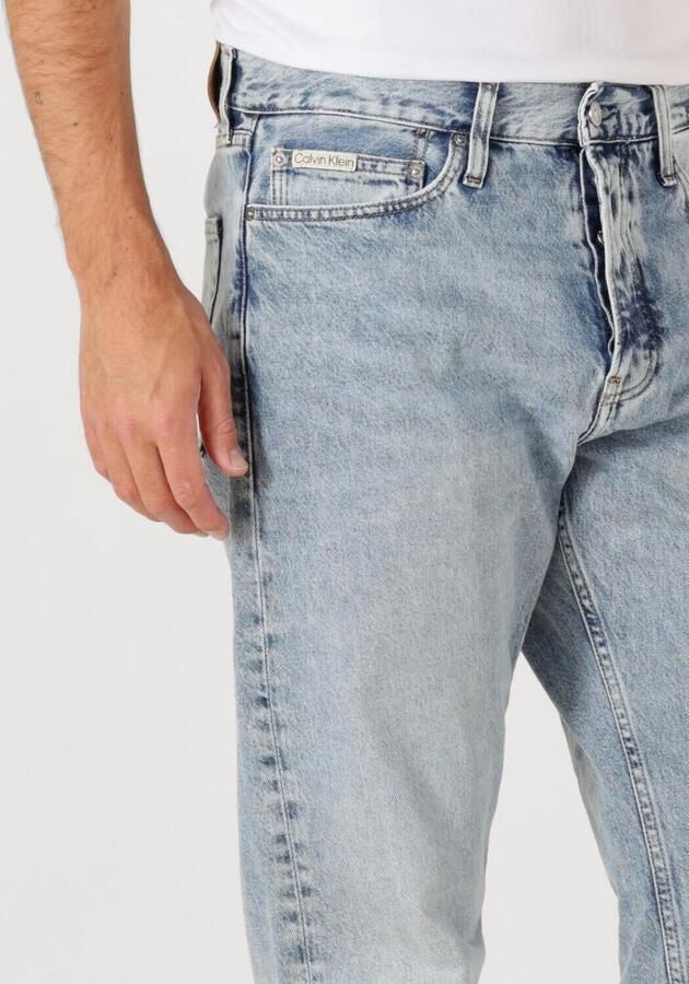 Calvin Klein Jeans Slim tapered fit jeans met labeldetail - Foto 2