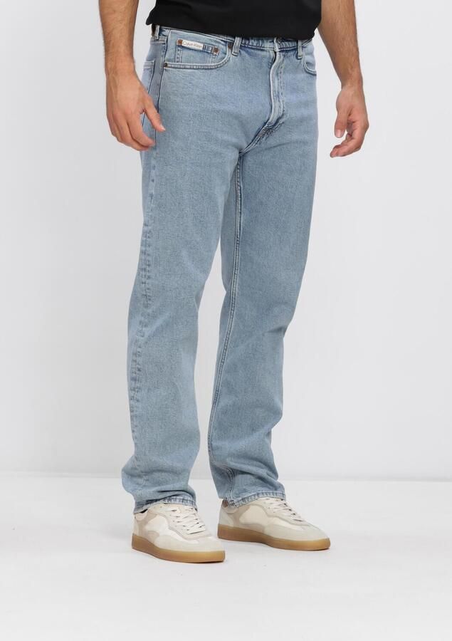 CALVIN KLEIN Heren Jeans Standad Straight Adam Lt Stone Lichtblauw