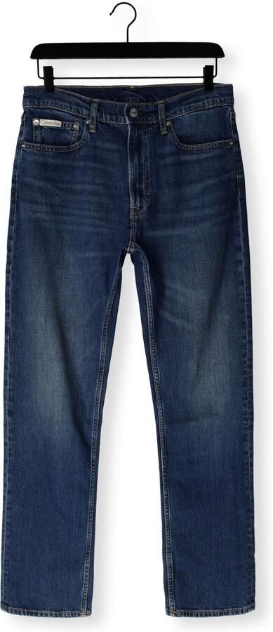CALVIN KLEIN Heren Jeans Stndrd Strght Oil Slick Jean Donkerblauw - Foto 4