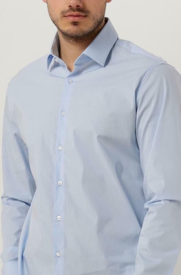 Calvin Klein Businessoverhemd POPLIN STRETCH SLIM SHIRT met kent-kraag logoprint op borsthoogte - Foto 3