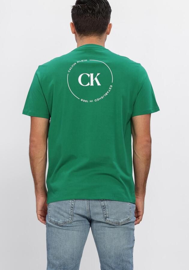 CALVIN KLEIN Heren Polo's & T-shirts 30s Eu Wholesale Jeans Graphics Groen - Foto 2