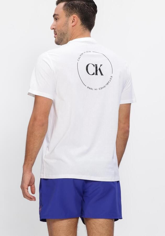 CALVIN KLEIN Heren Polo's & T-shirts 30s Eu Wholesale Jeans Graphics Wit - Foto 3
