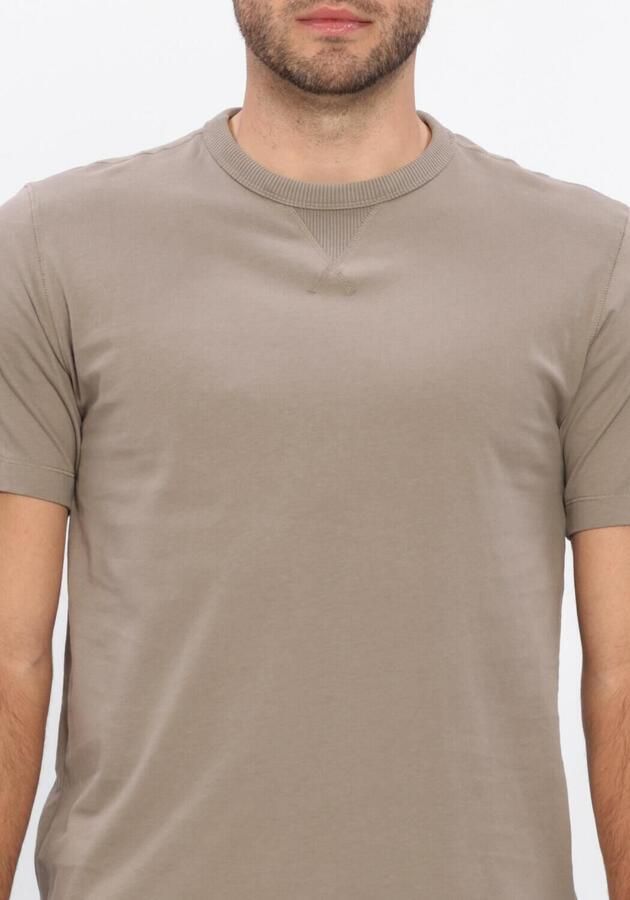 CALVIN KLEIN Heren Polo's & T-shirts Badge Regular Tee Taupe - Foto 3